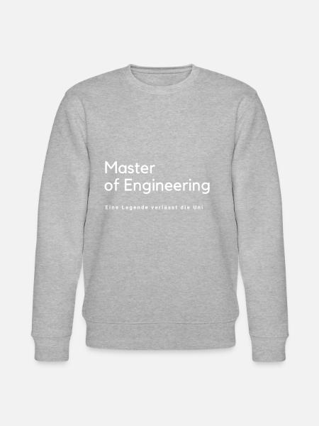 Ingenieur Abschluss - Stanley/Stella Unisex Bio-Sweatshirt CHANGER - Grau meliert
