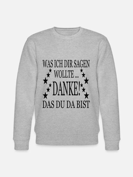 Danke an dich - Stanley/Stella Unisex Bio-Sweatshirt CHANGER  - Grau meliert