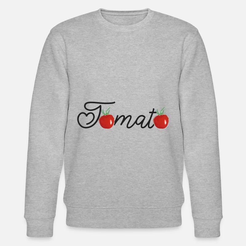 Tomate - tomate - Sweat bio CHANGER Stanley/Stella Unisexe - gris chiné