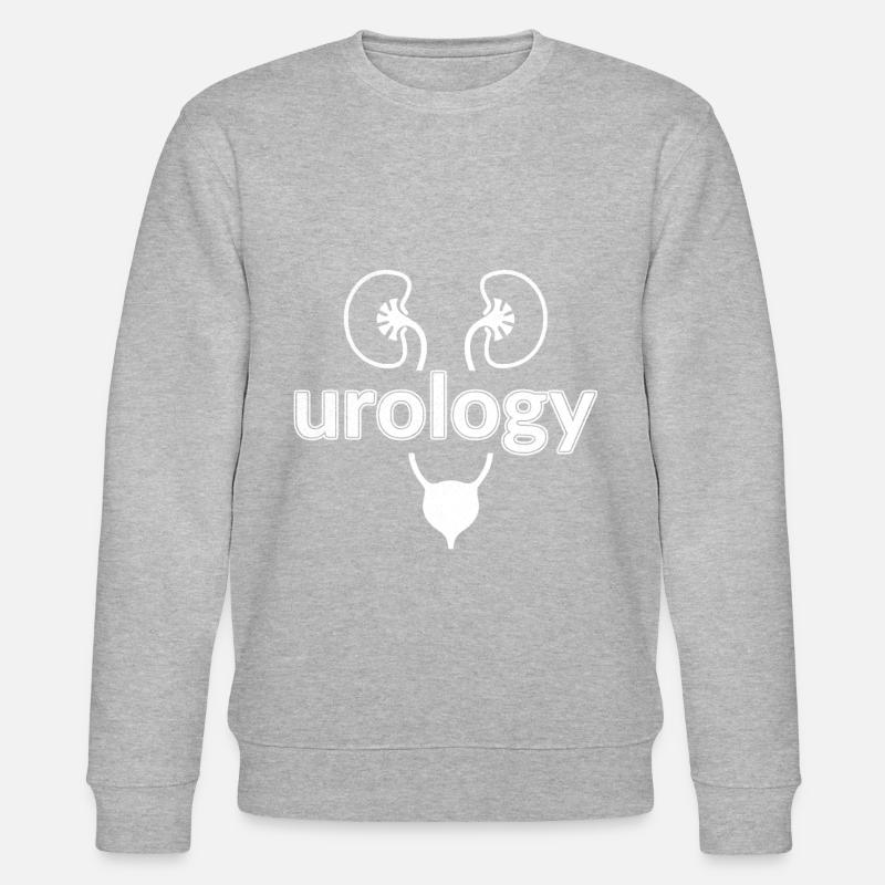 Lustiges Urologie Geschenk - Stanley/Stella Unisex Bio-Sweatshirt CHANGER - Grau meliert