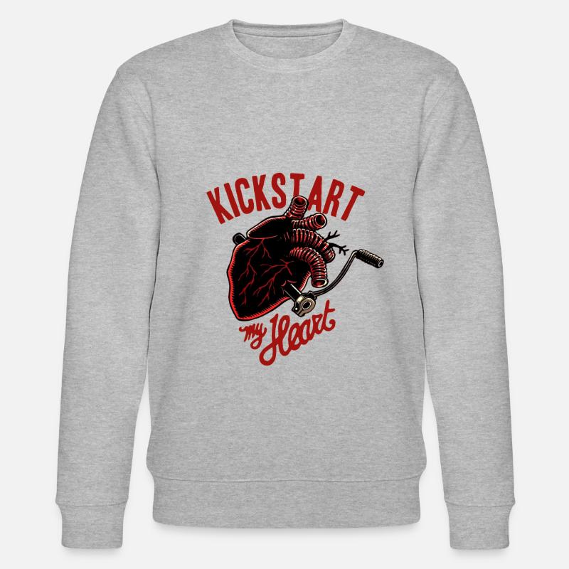 kickstart mon cœur - Sweat bio CHANGER Stanley/Stella Unisexe - gris chiné