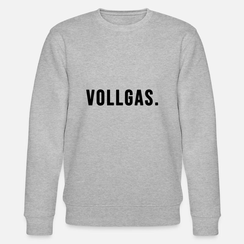 Vollgas - Stanley/Stella Unisex Bio-Sweatshirt CHANGER  - Grau meliert