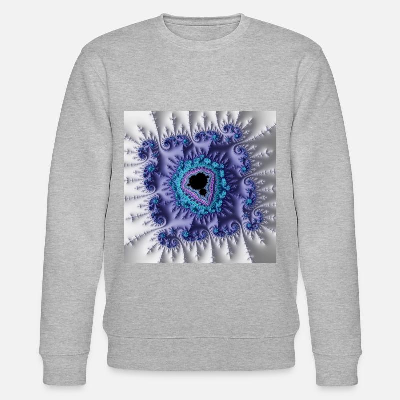 Fractal #X24 - Stanley/Stella CHANGER Unisex Organic Sweatshirt - heather grey