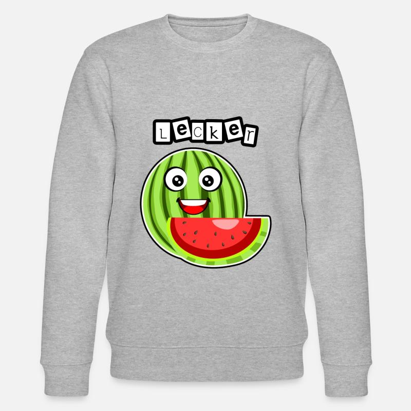 Lecker Melone - Stanley/Stella Unisex Bio-Sweatshirt CHANGER  - Grau meliert