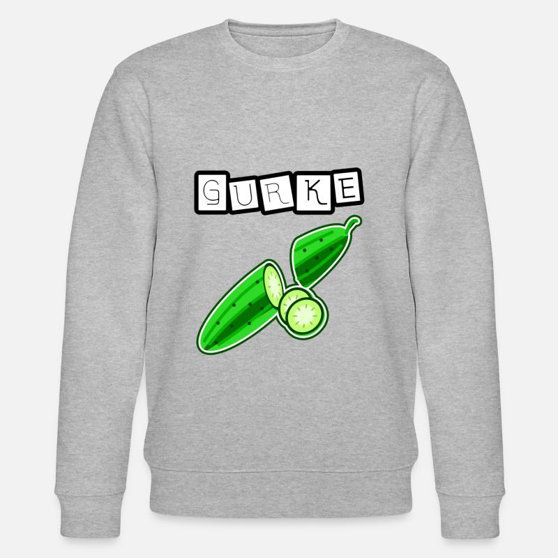 Gurke - Stanley/Stella Unisex Bio-Sweatshirt CHANGER  - Grau meliert