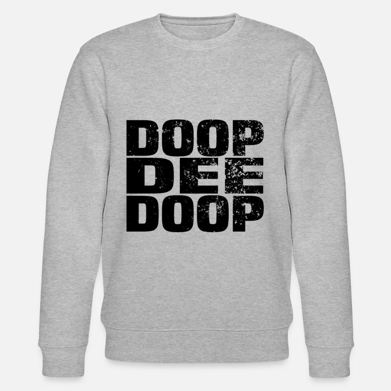 doop dee doop - Stanley/Stella CHANGER Unisex Organic Sweatshirt - heather grey