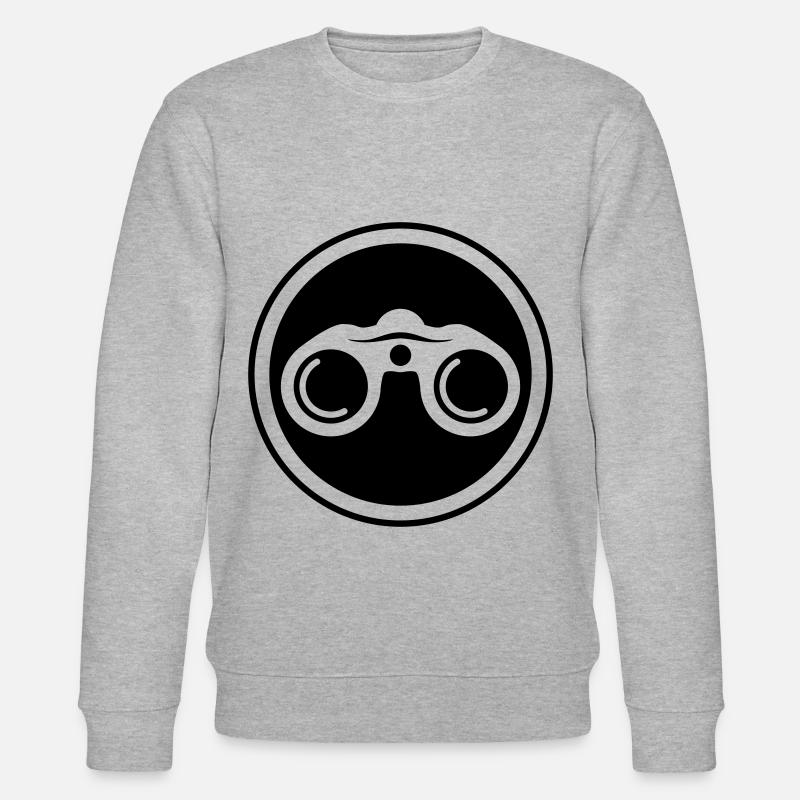Icône de jumelles - Sweat bio CHANGER Stanley/Stella Unisexe - gris chiné