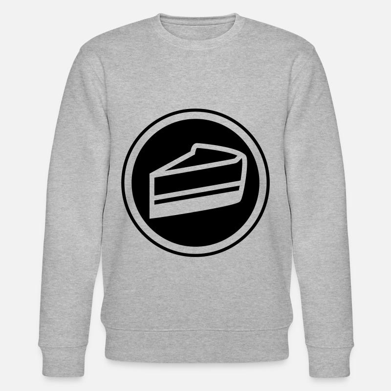 Cake cheesecake - Stanley/Stella CHANGER Unisex Organic Sweatshirt - heather grey
