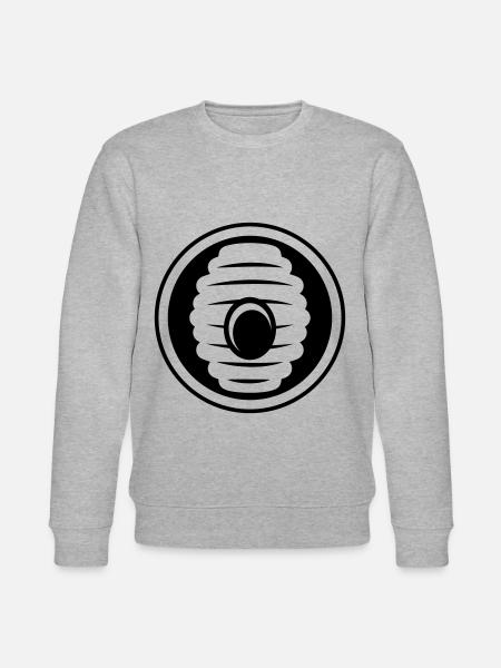 Abeille Icon miel - Sweat bio CHANGER Stanley/Stella Unisexe - gris chiné