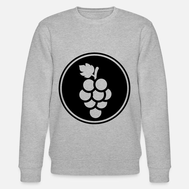 weintrauben - Stanley/Stella Unisex Bio-Sweatshirt CHANGER  - Grau meliert