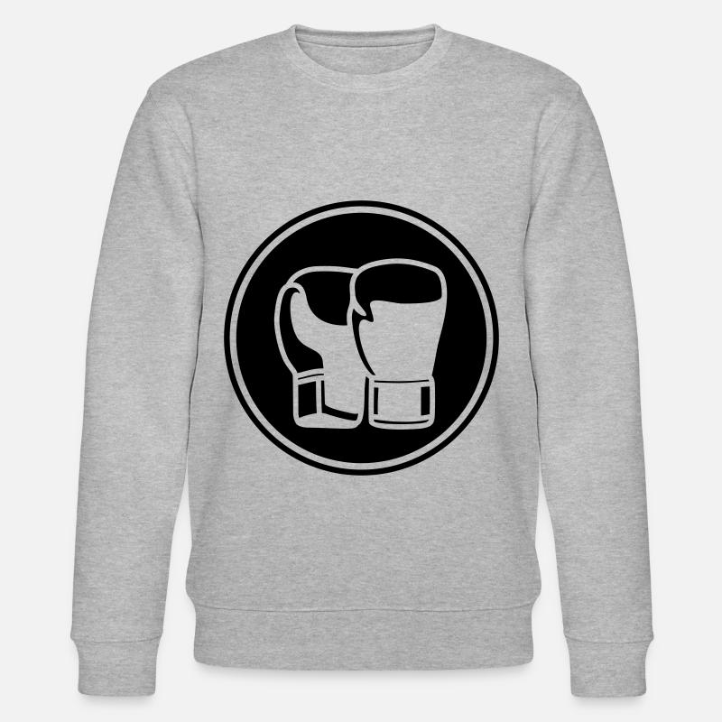 Boxhandschuhe symbol - Stanley/Stella Unisex Bio-Sweatshirt CHANGER  - Grau meliert