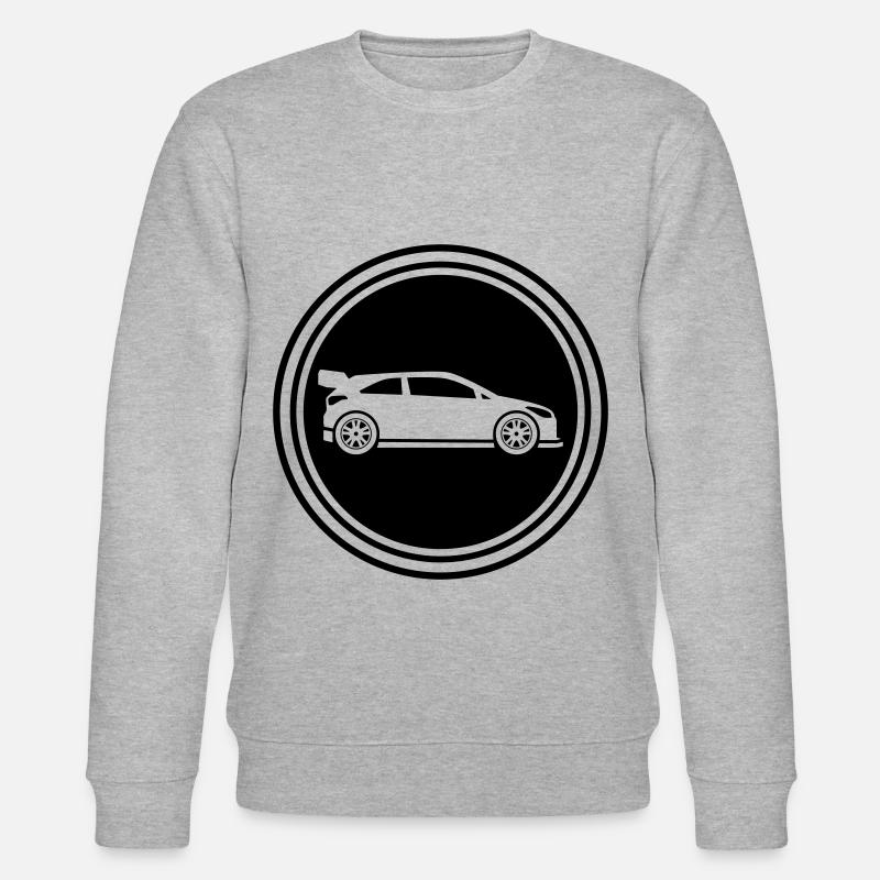 Auto Rennfahrer - Stanley/Stella Unisex Bio-Sweatshirt CHANGER  - Grau meliert