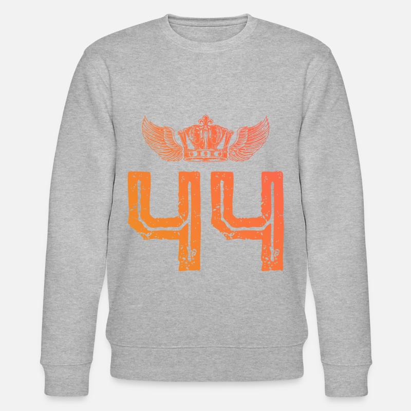 44 Couronne de numéros - Sweat bio CHANGER Stanley/Stella Unisexe - gris chiné