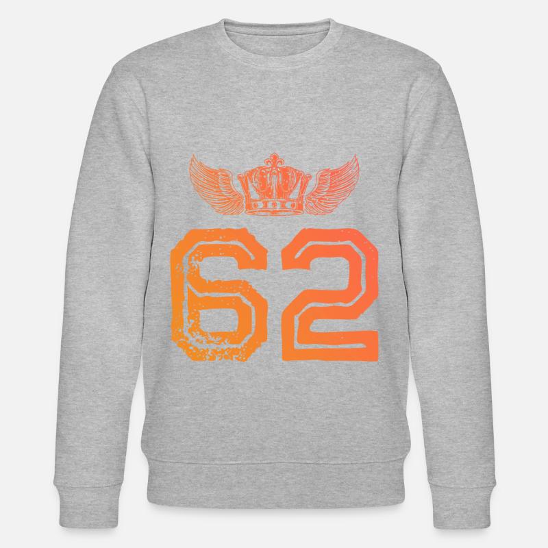 62 Couronne numérique - Sweat bio CHANGER Stanley/Stella Unisexe - gris chiné