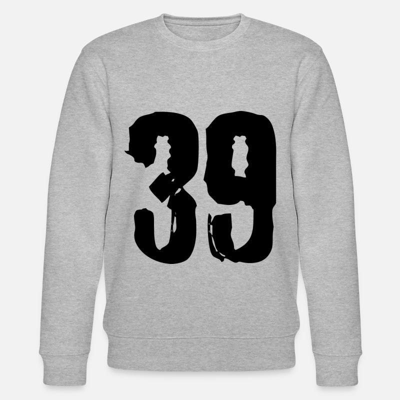 Maillot numéro 39 - Sweat bio CHANGER Stanley/Stella Unisexe - gris chiné