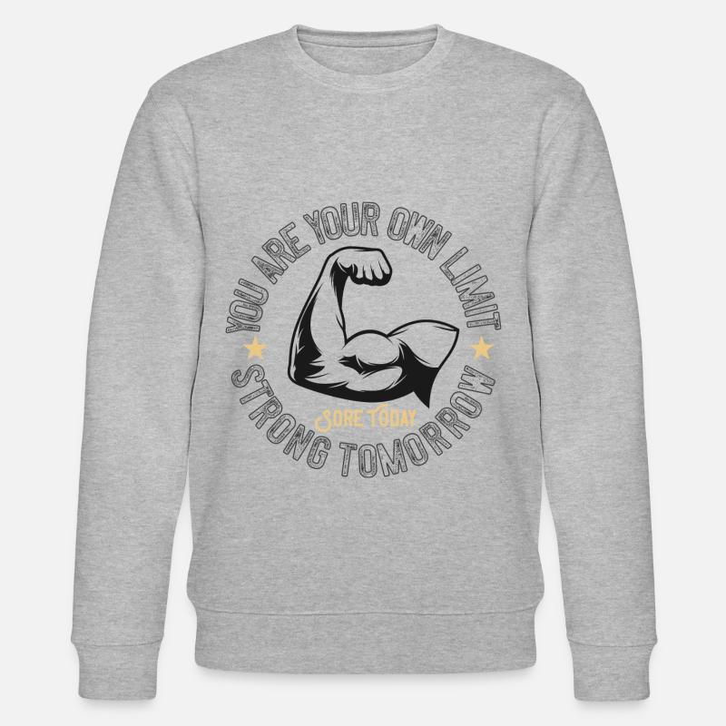 Muscles, Musculation - Sweat bio CHANGER Stanley/Stella Unisexe - gris chiné