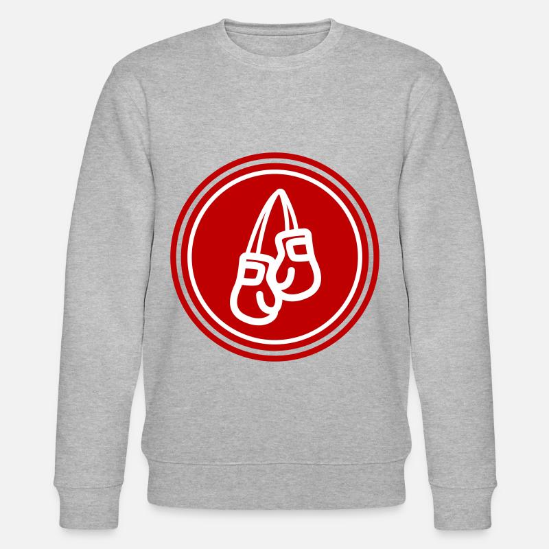 Symbole des gants de boxe - Sweat bio CHANGER Stanley/Stella Unisexe - gris chiné