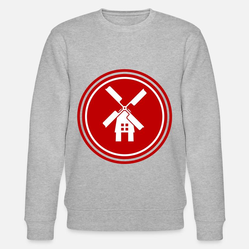 Moulin à vent Ivon Silhouette - Sweat bio CHANGER Stanley/Stella Unisexe - gris chiné
