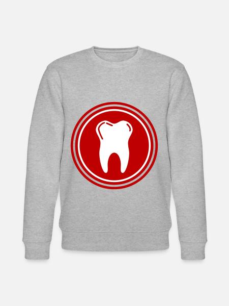 Hammaskuvakkeen symboli - Stanley/Stella CHANGER unisex luomu-collegepaita - harmaasävyinen