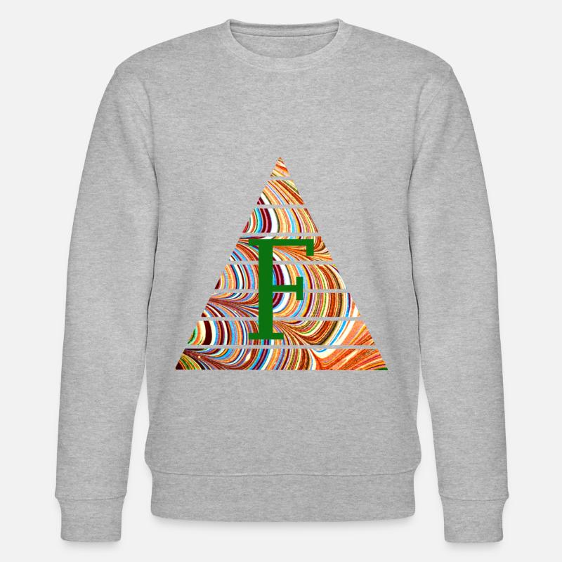 Triangle E 56 F - Stanley/Stella CHANGER Unisex Organic Sweatshirt - heather grey
