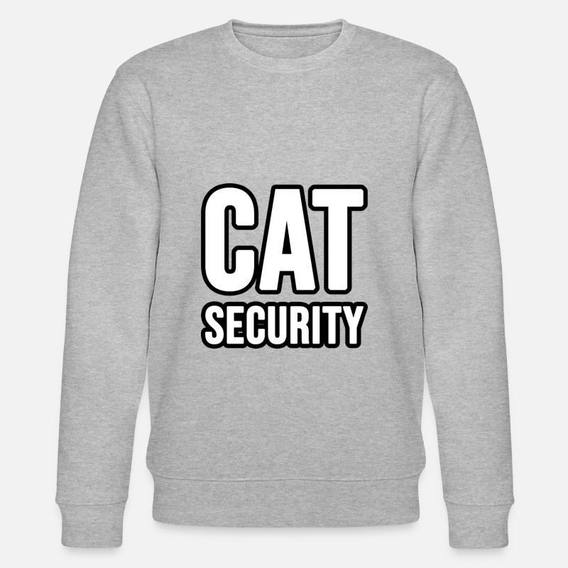 Hunde oder Katzen Security - Stanley/Stella Unisex Bio-Sweatshirt CHANGER  - Grau meliert
