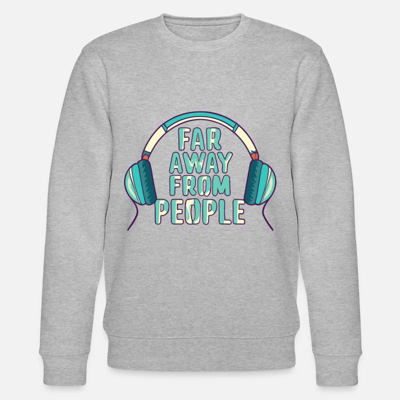 Kopfhörer - Stanley/Stella Unisex Bio-Sweatshirt CHANGER  - Grau meliert