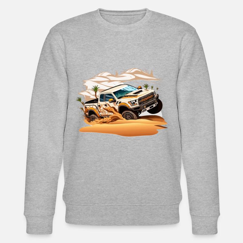 Die Sandhaie - Stanley/Stella Unisex Bio-Sweatshirt CHANGER  - Grau meliert