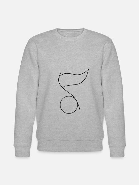 Note de musique tablature chanson clef tatouage - Sweat bio CHANGER Stanley/Stella Unisexe - gris chiné