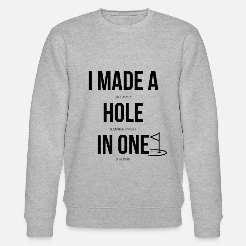 Golf golfeur golf parcours golfeur - Sweat bio CHANGER Stanley/Stella Unisexe - gris chiné