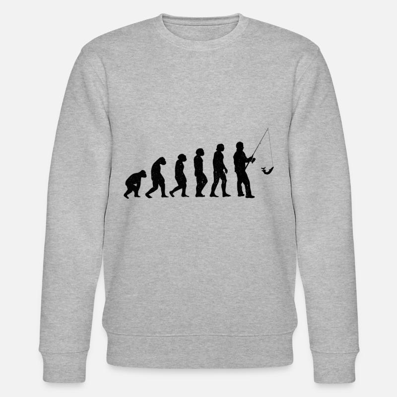 Pêche Pêche Évolution - Sweat bio CHANGER Stanley/Stella Unisexe - gris chiné