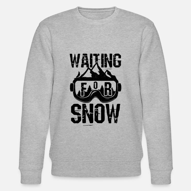 Snowboard Snowboard Snowboard - Sweat bio CHANGER Stanley/Stella Unisexe - gris chiné