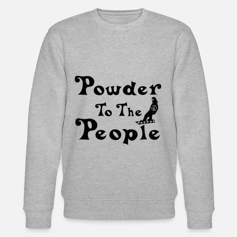 Snowboarding Snowboarding Snowboarding Snowboarder - Stanley/Stella CHANGER Unisex Organic Sweatshirt - heather grey