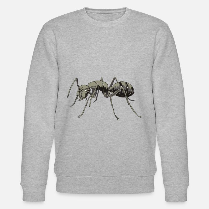 Aggro Ameise - Stanley/Stella Unisex Bio-Sweatshirt CHANGER  - Grau meliert