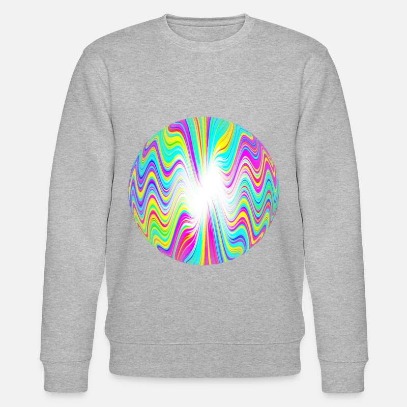 Psychedelic Bullet, Psychedelic Bullet. - Stanley/Stella CHANGER Unisex Organic Sweatshirt - heather grey