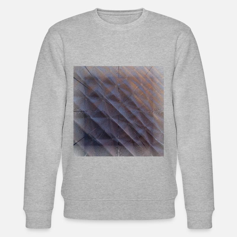 Dark angular, Dunkel Eckig. - Stanley/Stella Unisex Bio-Sweatshirt CHANGER  - Grau meliert