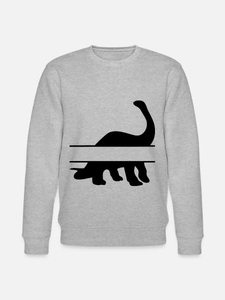 name dinosaurs - Stanley/Stella CHANGER Unisex Organic Sweatshirt - heather grey