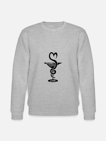 Apotheke, Arzt, Ärztin - Stanley/Stella Unisex Bio-Sweatshirt CHANGER  - Grau meliert