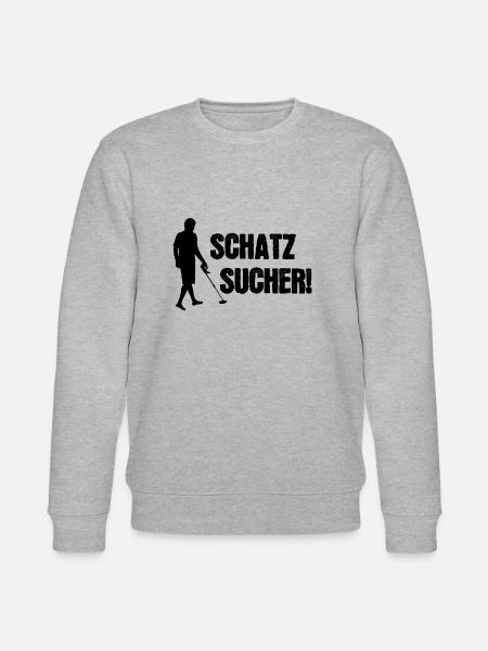 Treasure seeker - Stanley/Stella CHANGER Unisex Organic Sweatshirt - heather grey