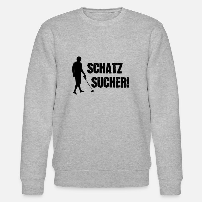 Chasseur de trésor - Sweat bio CHANGER Stanley/Stella Unisexe - gris chiné