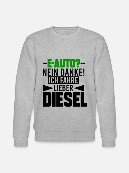 E- AUTO, GESCHENK - Stanley/Stella Unisex Bio-Sweatshirt CHANGER  - Grau meliert