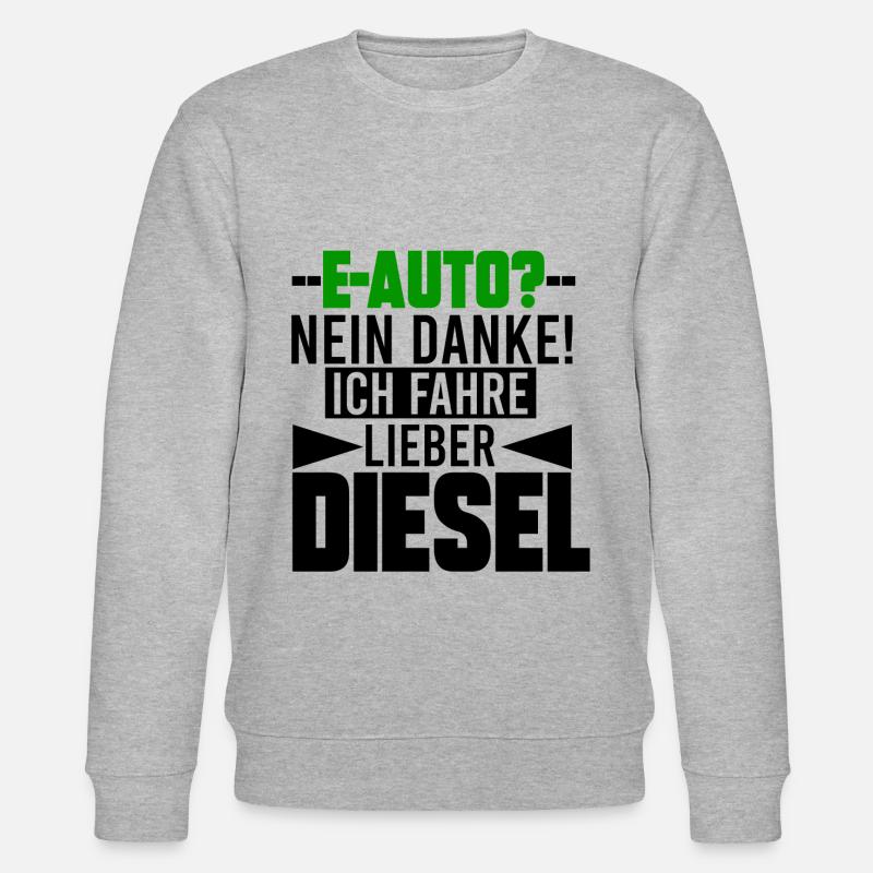 E- AUTO, GESCHENK - Stanley/Stella Unisex Bio-Sweatshirt CHANGER  - Grau meliert
