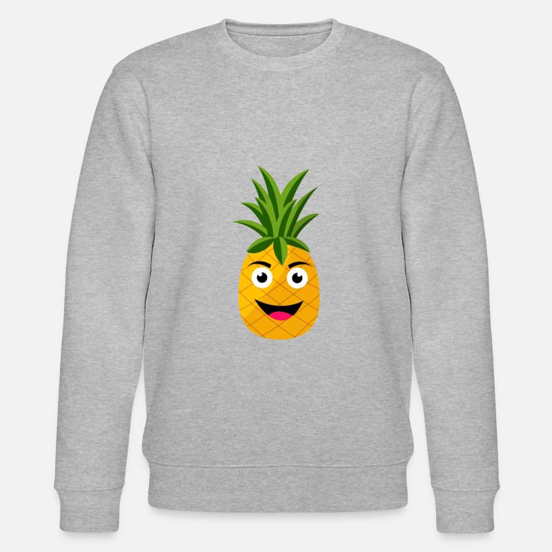 ananas - Sweat bio CHANGER Stanley/Stella Unisexe - gris chiné