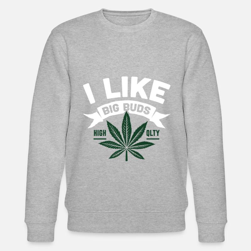 420 Weed 1000 - Sweat bio CHANGER Stanley/Stella Unisexe - gris chiné
