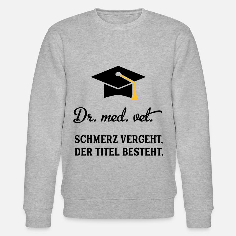 drmedvet - Stanley/Stella Unisex Bio-Sweatshirt CHANGER  - Grau meliert