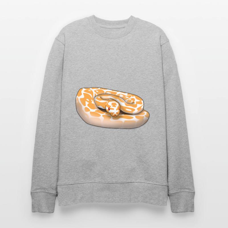 Lavender Albino Ball Python (Python regius) Schla Sweat bio CHANGER Stanley/Stella Unisexe