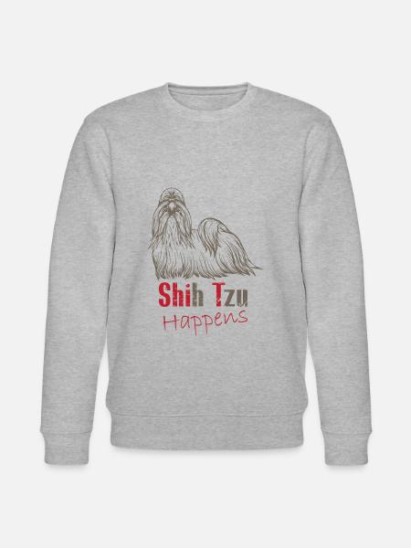 Shit happens - Stanley/Stella CHANGER Unisex Organic Sweatshirt - heather grey