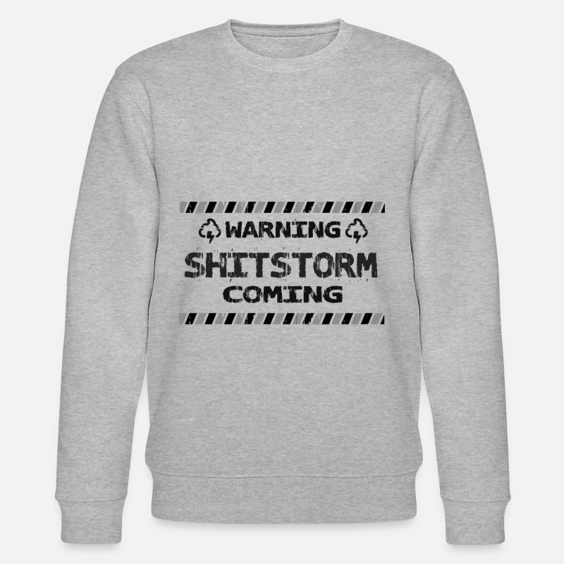 Shitstorm - Stanley/Stella Unisex Bio-Sweatshirt CHANGER - Grau meliert