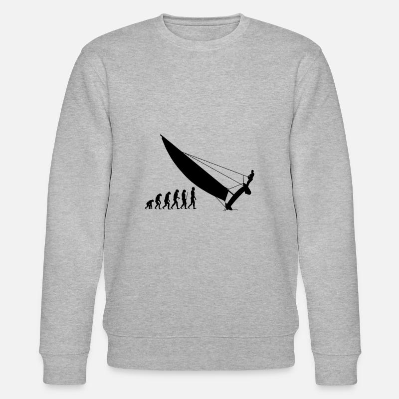Évolution du catamaran - Sweat bio CHANGER Stanley/Stella Unisexe - gris chiné