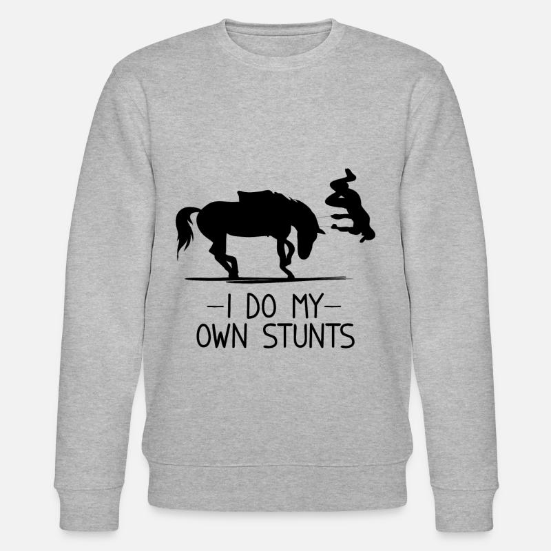 Je fais mes propres cascades - Sweat bio CHANGER Stanley/Stella Unisexe - gris chiné