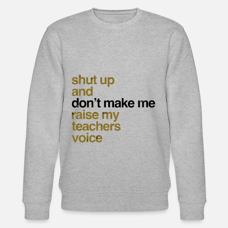 professeur - Sweat bio CHANGER Stanley/Stella Unisexe - gris chiné